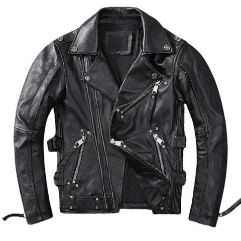 Perfecto-noir-en-cuir-de-vachette-pour-homme-biker-branding