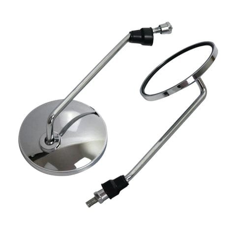 Rétroviseur Vintage Rond : Sécurité Et Style Sur Deux Roues ! 1 Retro moto vintage paire