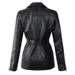 Adoptez Le Chic Avec Notre Veste Simili Cuir Mi-longue !
