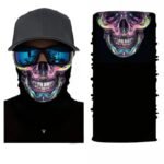 adoptez le look biker avec ce tour de cou moto tete mort mexicaine de cou 469 1
