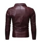 adoptez le style audacieux avec notre veste biker homme bordeaux vestes pour homme 210 1