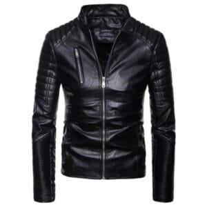 Adoptez Le Style Avec Notre Veste Biker Homme En Simili Cuir! s