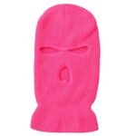 adoptez le style bad boy avec notre cagoule moto 3 trous rose fonce 704 1