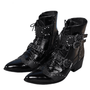 Adoptez Le Style Biker Avec Nos Bottes En Cuir Authentiques! 38