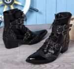 adoptez le style biker avec nos bottes en cuir authentiques botte 660 1