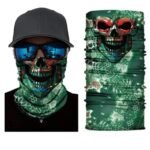 adoptez le style biker avec notre cache cou crane multicolore tour de cou 461 1