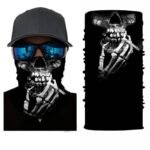 affiche ton style avec le tour de cou moto squelette qui fume de cou 697 1