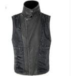 Affichez Un Look Audacieux Avec Notre Gilet Biker En Cuir Homme!