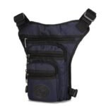 affichez votre badass attitude avec notre sac de cuisse moto bleu marine sacoche 542 1