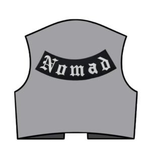 affichez votre esprit libre avec le nomad patch biker brode 852 1