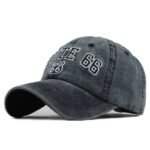 affichez votre fierte avec la casquette biker route 66 noir 242 1