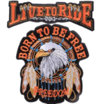 Affichez Votre Passion Avec Le Patch Aigle Born To Be Free!