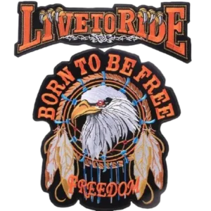 Affichez Votre Passion Avec Le Patch Aigle Born To Be Free!