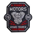 Affichez Votre Puissance Avec Le Patch Biker Harley Power Motors!