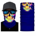 Affichez Votre Style Avec Ce Tour De Cou Homme Tête De Mort Lumineux !