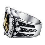 Affichez Votre Style Avec La Bague Biker Acier Harley-davidson !