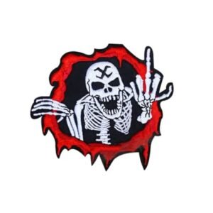 affichez votre style avec le patch biker fuck the world brode 560 1