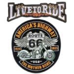 Affichez Votre Style Avec Le Patch Biker Route 66!