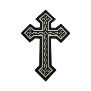 affichez votre style avec le patch croix celtique biker audacieux brode 654 1 1