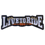 Affichez Votre Style Avec Le Patch Vintage Live To Ride’!