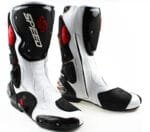 Affichez Votre Style Avec Nos Bottes De Moto Homme Au Design Original! Blanc / 40