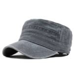 affichez votre style avec notre casquette de motard au design unique gris 653 1
