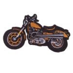 affichez votre style avec notre patch a coudre moto biker orange brode 162 1