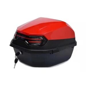affichez votre style avec notre top case moto rouge audacieux 30l sans socle case 893 1
