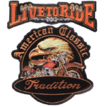 Affichez Votre Style Badass Avec Le Patch Biker American Live To Ride !