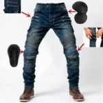 Affichez Votre Style De Motard Avec Notre Jean Moderne Et élégant!