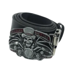 Affichez Votre Style Rebelle Avec La Ceinture Moto Cuir Authentique !