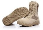 Affirmez Votre Style Avec La Botte Moto Biker D’exception! Beige / 39