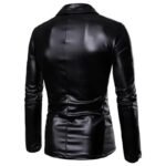 Affirmez Votre Style Avec Notre Veste Biker Longue En Simili Cuir !