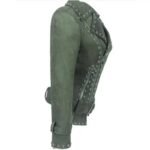 affirmez votre style avec notre veste courte kaki chic et moderne vestes pour femme 125 1