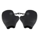 affrontez le froid avec notre manchon de guidon moto hiver noir manchons de moto 530 1