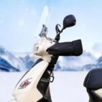 affrontez le froid avec notre manchon de guidon moto hiver noir manchons de moto 683 1