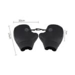 affrontez le froid avec notre manchon de guidon moto hiver noir manchons de moto 715 1