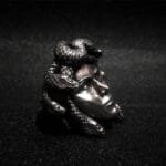 Affrontez Vos Peurs Avec La Bague Biker En Acier Inoxydable Méduse!