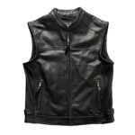 Ajoutez Du Caractère à Votre Look Avec Notre Gilet Cuir Biker Edgy !
