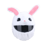 ajoutez du style a votre casque avec notre couvre moto llapin casque 678 1