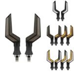 ameliorez votre securite avec des clignotants moto a led puissants 2 pieces blanc 152 1
