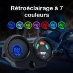 Aventurez-vous Avec Le Compteur Digital Moto Même Sous La Tempête!