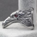 bague aigle en acier inoxydable lultime bijou biker 428 1