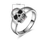 Bague Biker Argent Homme: Vivez Et Roulez Avec Style! 55