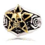 Bague Biker Au Design Unique: Style Mortel Et Audacieux!