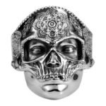 Bague Biker En Acier Inoxydable : Un Symbole De Vie Et De Mort!