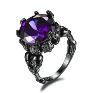 bague biker gothique lelegance audacieuse des femmes motardes 49 violet 926 1