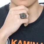 Bague Biker Skull Maya: élégance Audacieuse Et Force Irrésistible!