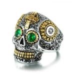 Bague Biker Skull Maya: élégance Audacieuse Et Force Irrésistible! 54.4