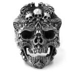 bague biker tete de mort osez laudace et la liberte 354 1